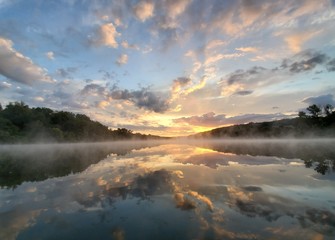 Sunrise on the lake