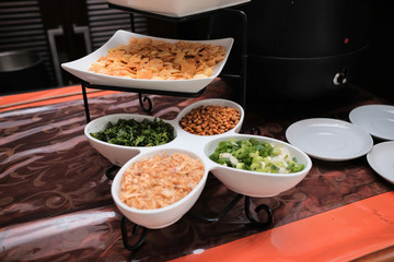 Hotel food. Ready to served.