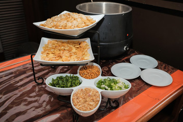 Hotel food. Ready to served.