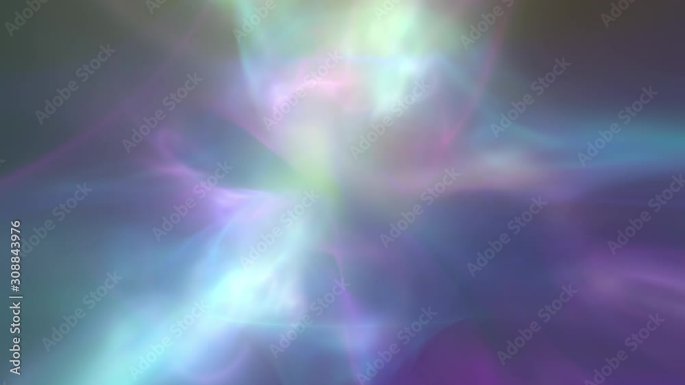 Wall mural deep space ethereal heavenly cloudscape background loop