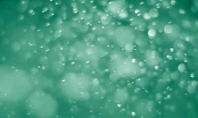 abstract bokeh Aqua Menthe