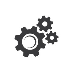 Gear logo vector icon