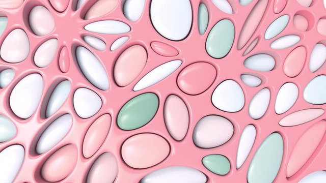 Abstract Organic Surface Background. 4K Seamless looping animation.