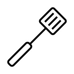 Spatula icon vector in simple design