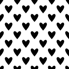 Seamless hearts pattern