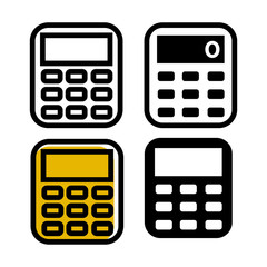 Calculators icon vector in trendy style