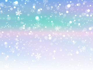 Fototapeta premium snowing landscape