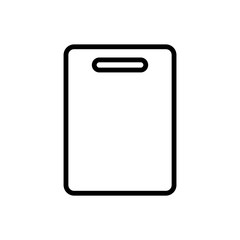 Cutting Board icon vector On White Background