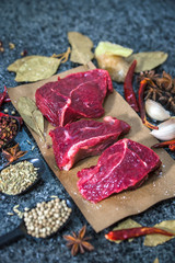 Beef is served with aniseed