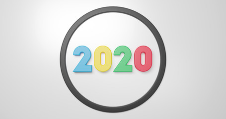 2020年を表現する背景画像