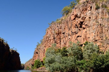 Fototapeta na wymiar A view of the Katherine Gorge in the Northern Territory of Australia