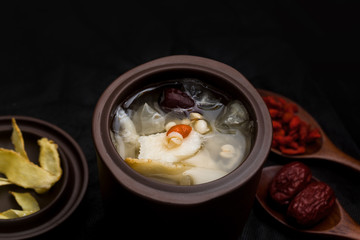 Traditional Chinese food qing buliang, qingrejiedu.