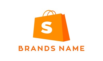 Shopping bag logo