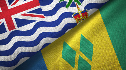 British Indian Territory and Saint Vincent and the Grenadines two flags
