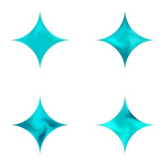 Obraz premium Kit of diamond-shaped gradient backgrounds.