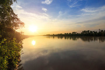 river and sunset © Charnchai saeheng