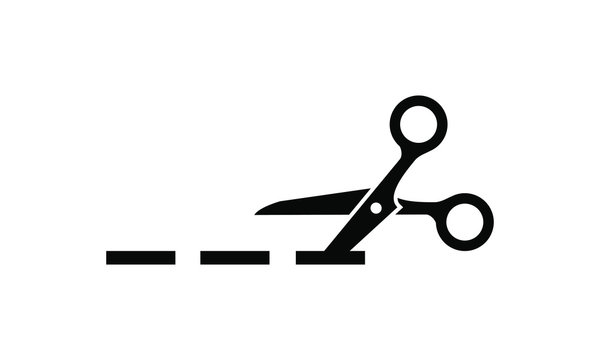 Cutting scissors icon