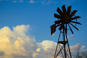 Windmill Against The Sky