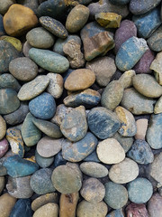 Fototapeta na wymiar The texture natural of stones on the floor.