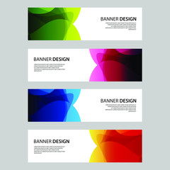 Fototapeta premium Vector Abstract design banner web template