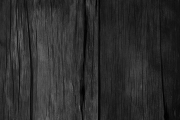 Fototapeta premium Wood black background. Dark Wooden surface, Top of table, Floor, wall or wallpaper blank for design