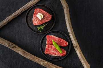 高級ブランド和牛で焼肉　Japanese style luxury grilled beef