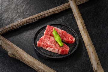 高級ブランド和牛で焼肉　Japanese style luxury grilled beef