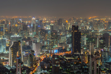 Fototapeta na wymiar City of Bangkok where is the capital city of Thailand