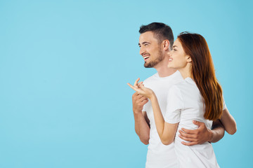 couple with bottle of water