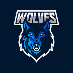 wolves esport logo vector