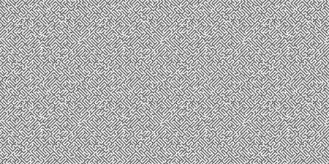Fototapeta premium Seamless linear maze structure. Abstract labyrinth seamless pattern.