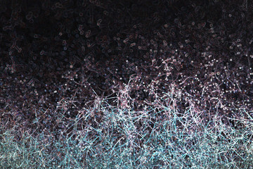  this is an abstract background of luminous chaotically  interwoven  threads