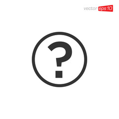 Question Symbol Icon Design Vector