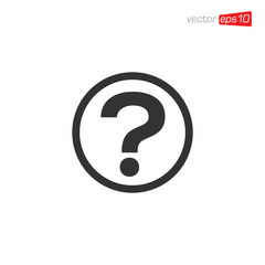 Question Symbol Icon Design Vector