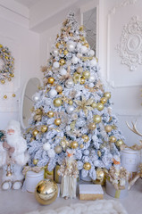 Christmas interior, Christmas decorations. Preparations For the new year holiday.