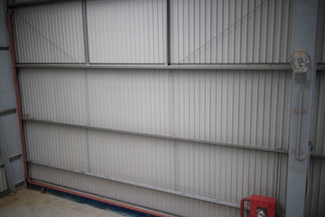 industrial hangar for sorting waste and garbage