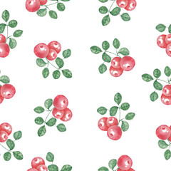 Lingonberry pattern