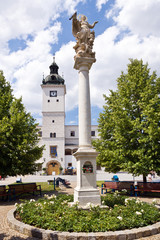 Obraz premium city hall, Kyjov town, South Moravia, Czech republic