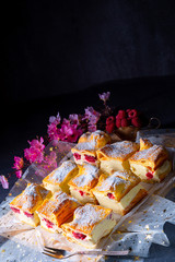 Karpatka - a delicious Polish pudding cake