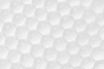 White soft light bubbles pattern of hydrogel balls as contemporary abstract background.