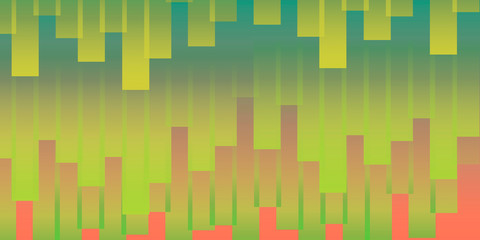 Smooth neon gradients geometric abstract background with straight lines. Liquid color drawing from color liquid gradient background for wallpaper, banner, background, greeting card, landing page.