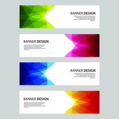 Vector Abstract design banner web template