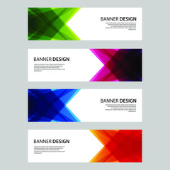 Vector Abstract design banner web template