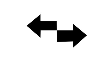Left and right arrows icon 