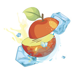 Red apple - Fruit Set - Series in the portfolio