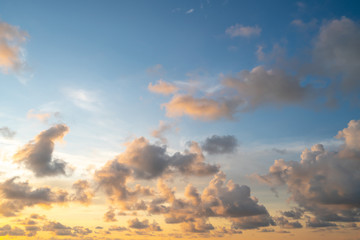 Beautiful and colorful sky