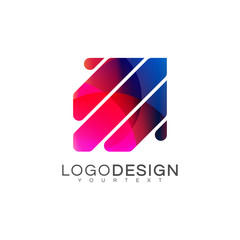 finance gradient logo vector design color full