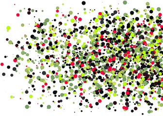 Colorful Universe Distribution Computational Generative Art background illustration