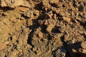 sedimentary rock at Marmaros beach - turkish aegean island Gokceada (Imbros)