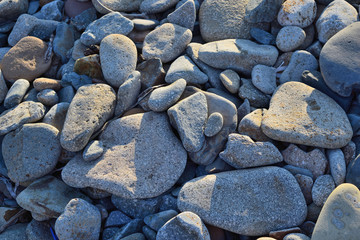 gravel on Marmaros beach - turkish aegean island Gokceada (Imbros)